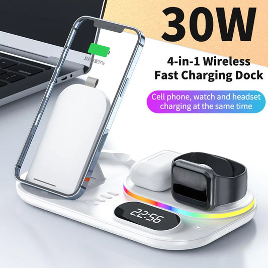 4 in 1 Wireless Charging Station Giftbrand