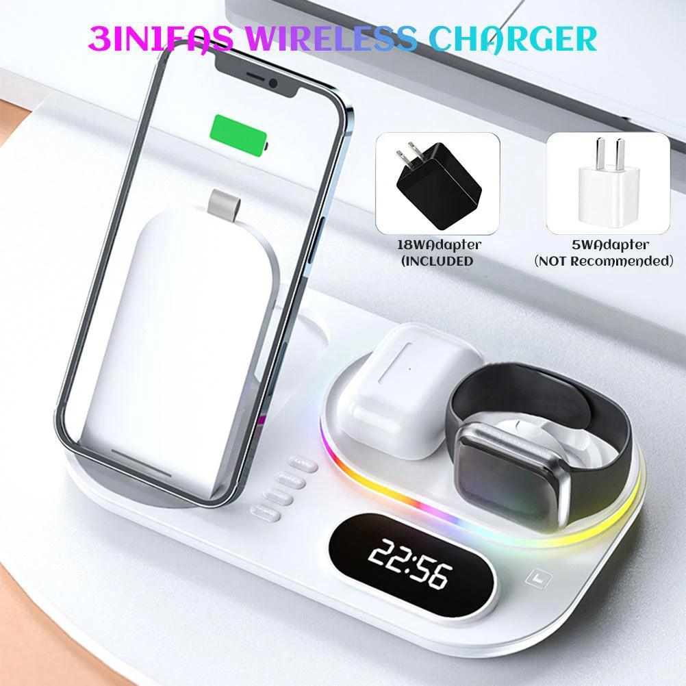 4 in 1 Wireless Charging Station Giftbrand